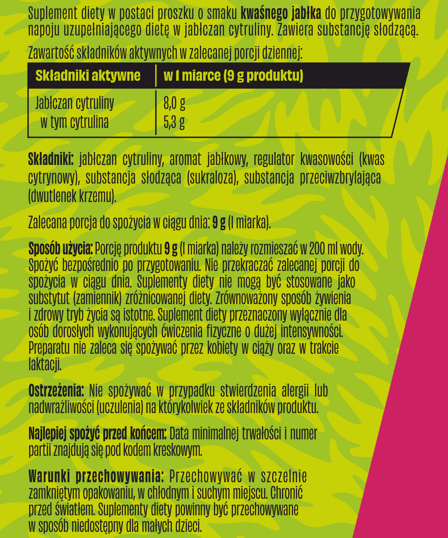 DZIK® CYTRULINA 540g