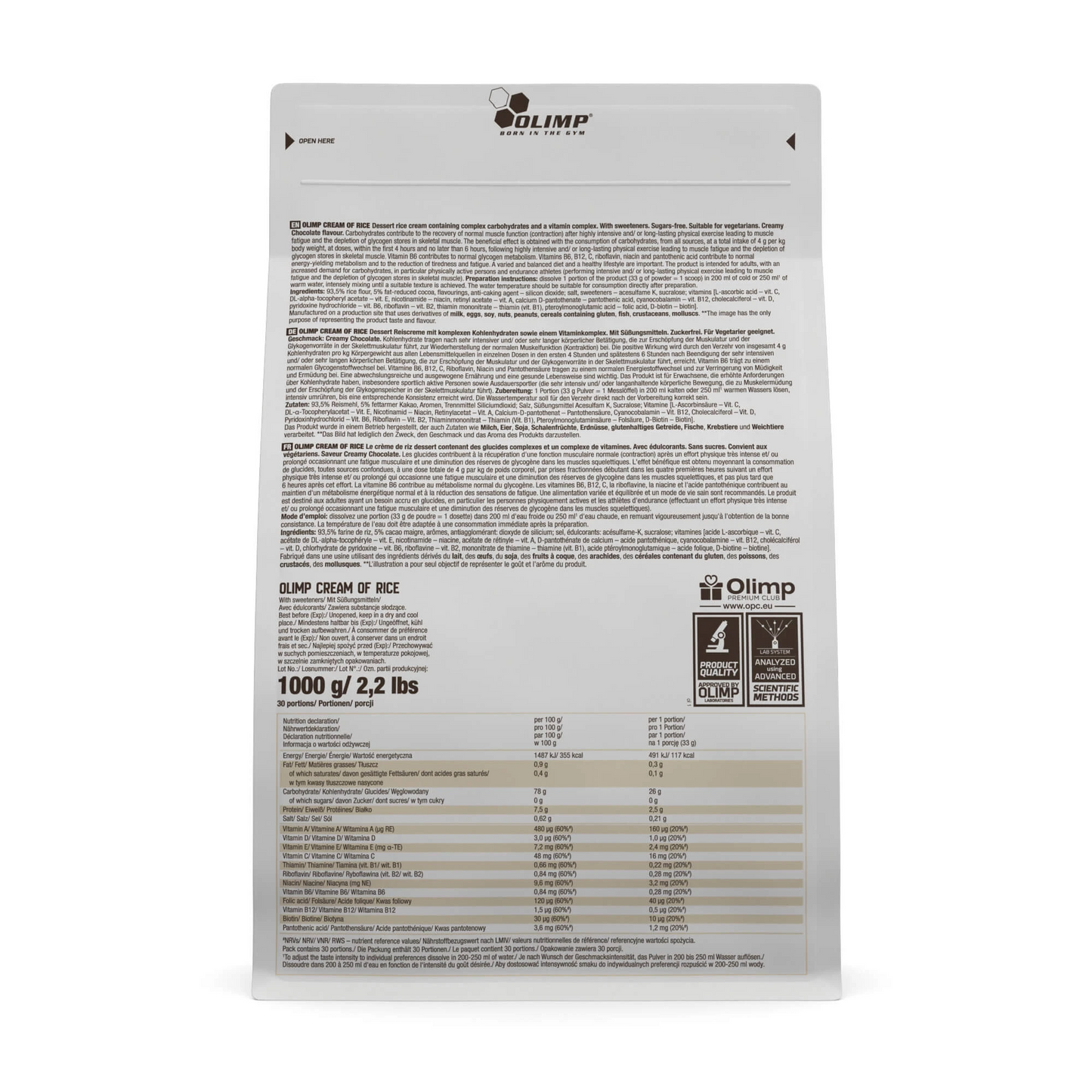 Olimp Cream of Rice 1kg
