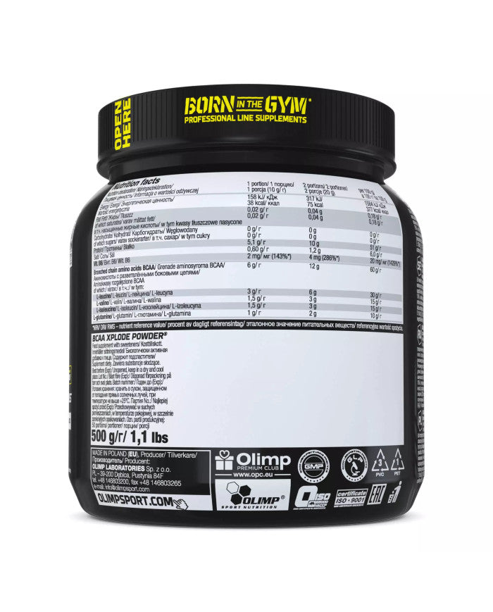 BCAA Xplode Powder® 500g – zdjęcie 3