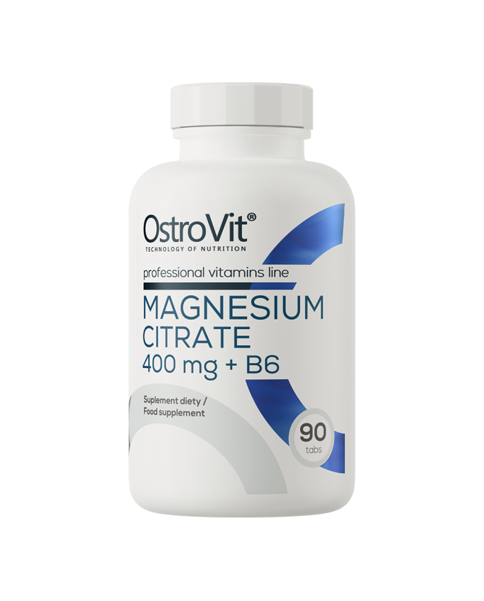 OstroVit Magnesium Citrate 400 mg + B6 90 tab – zdjęcie 3