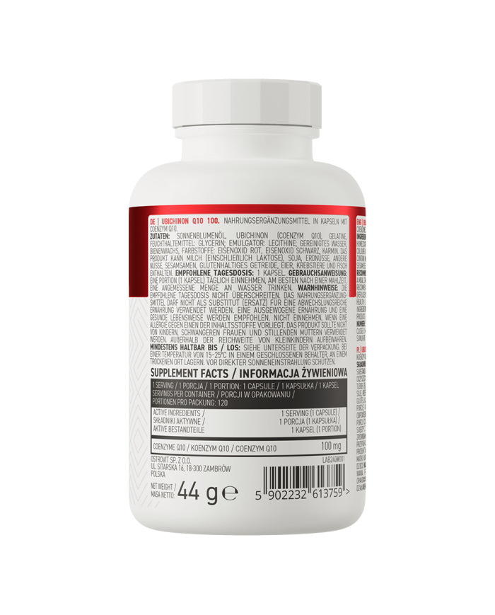 Ubichinon Q10 100 mg (120 caps) – zdjęcie 2