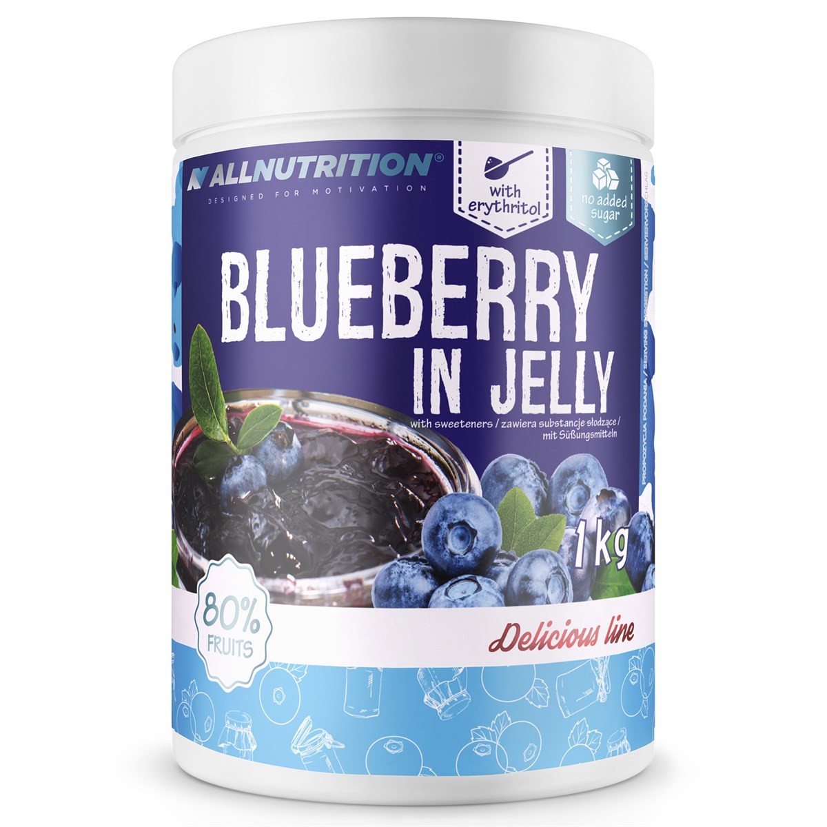 ALLNUTRITION BLUEBERRY IN JELLY 1000g