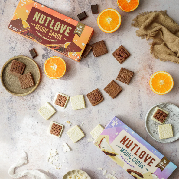 ALLNUTRITION NUTLOVE MAGIC CARDS CHOCO WITH ORANGE 104g