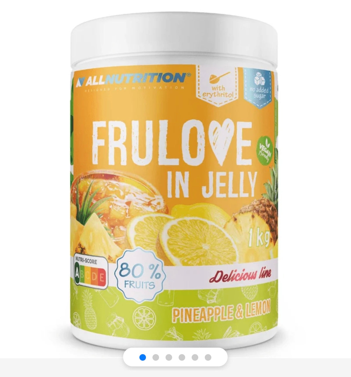 FRULOVE IN JELLY PINEAPPLE & LEMON (ANANAS CYTRYNA)