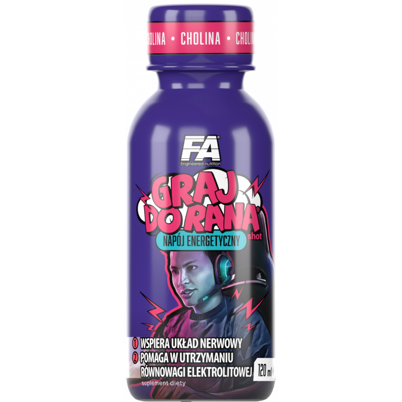 Graj do rana Shot 120 ml Cola (napój energetyczny)