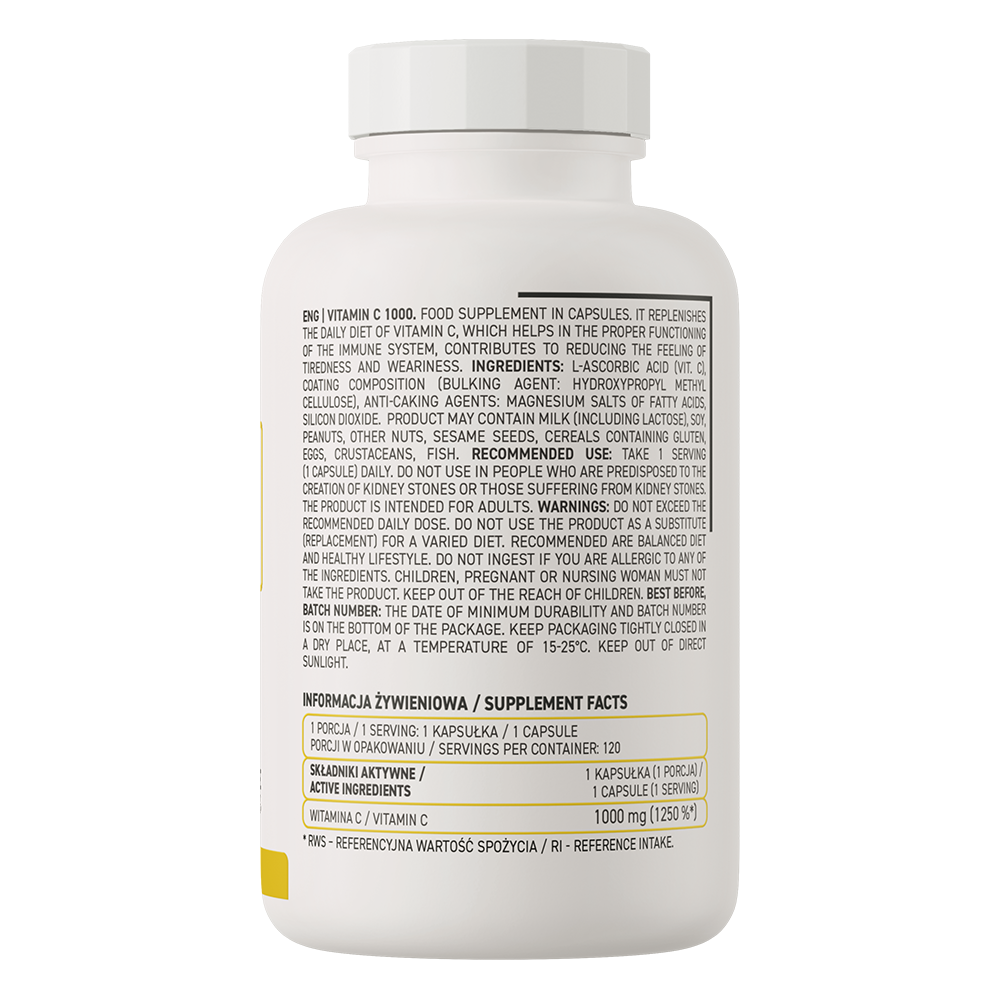 OstroVit Vitamin C 1000 mg 120 cap
