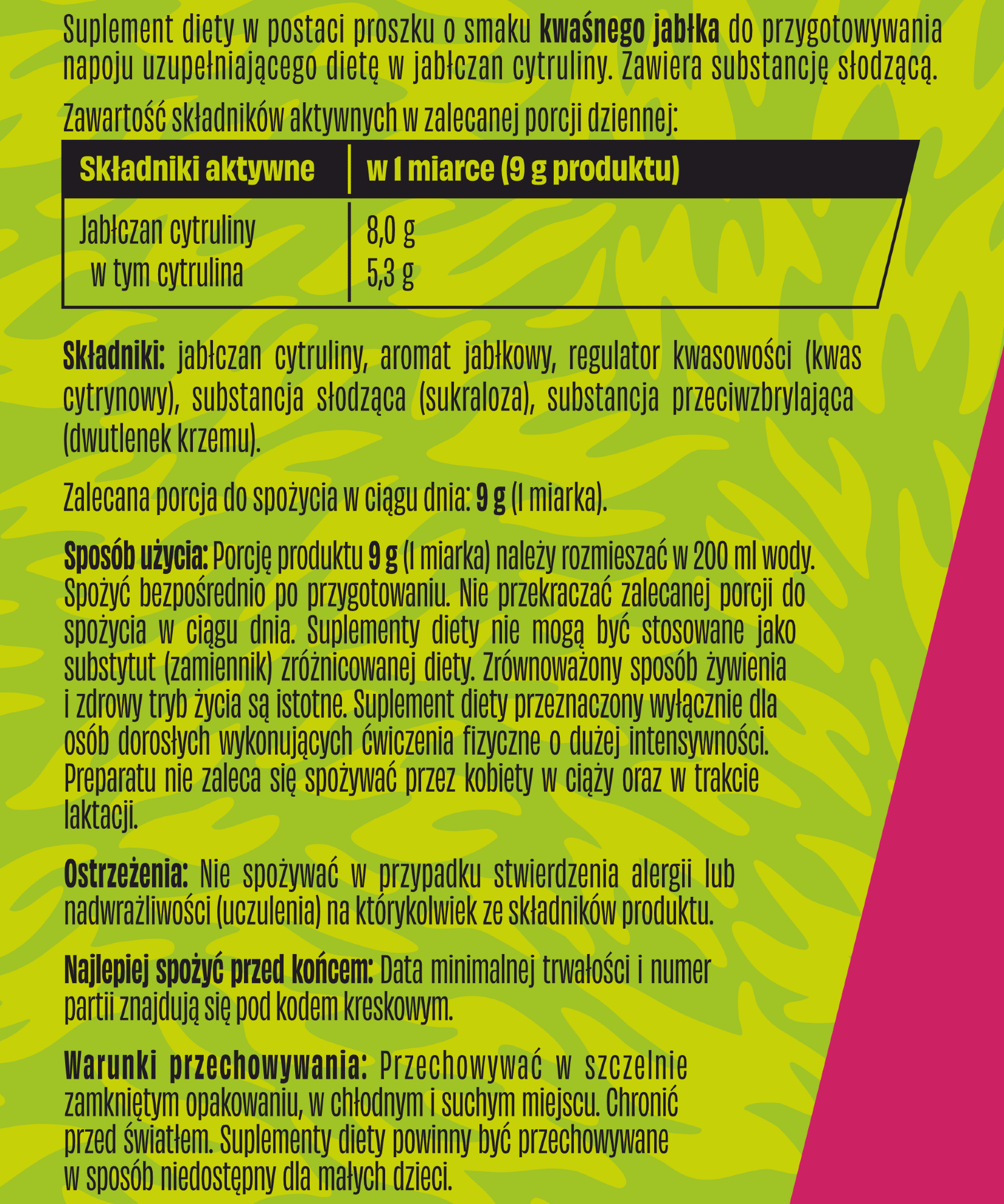 DZIK® CYTRULINA 540g