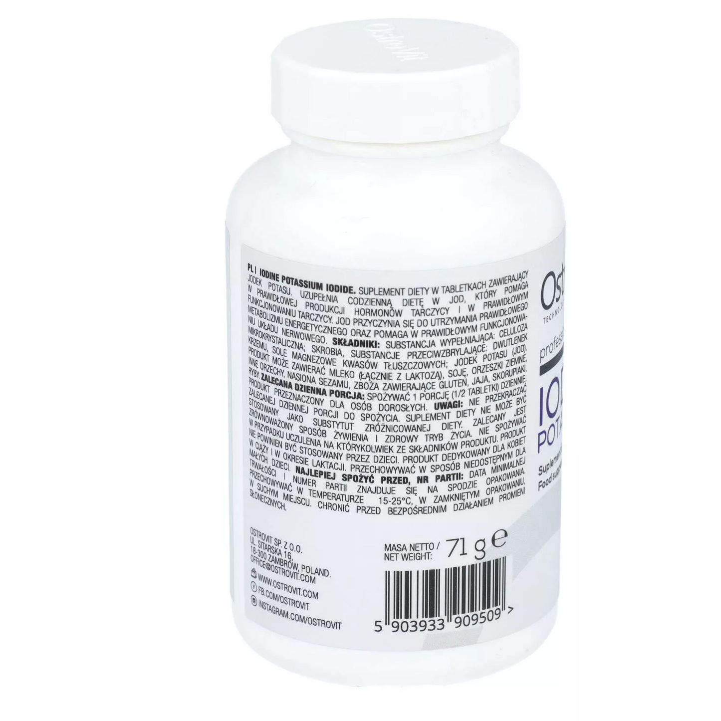 IODINE Potassium Iodine 250 tabs