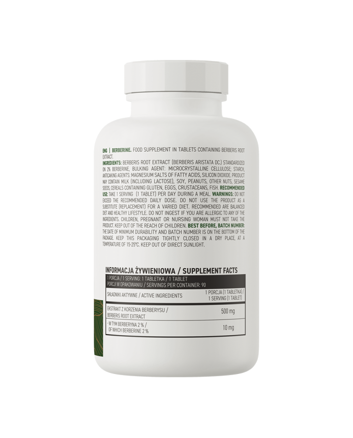 OstroVit Berberine VEGE 90 tab – zdjęcie 2