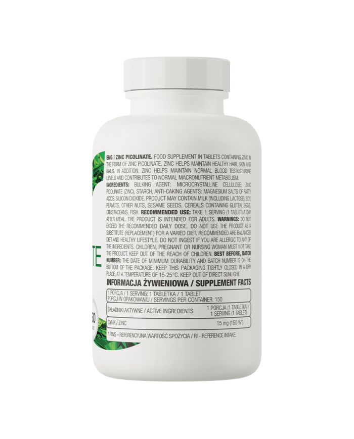 OstroVit Zinc Picolinate 150 tab – zdjęcie 2