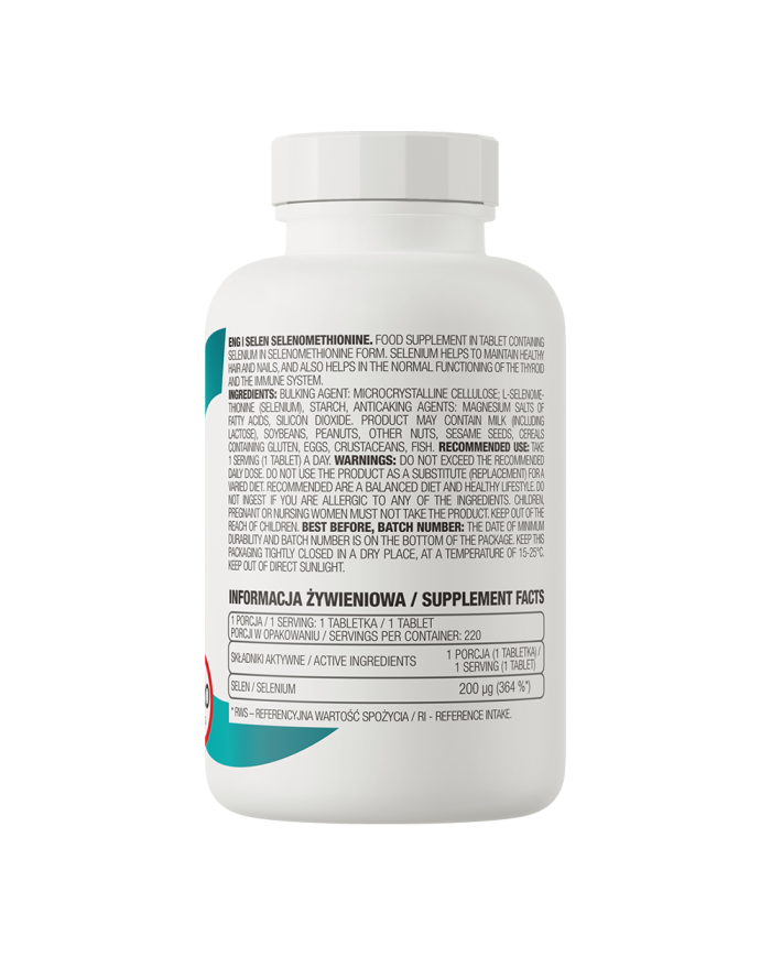 OstroVit Selenium 220 tab – zdjęcie 2