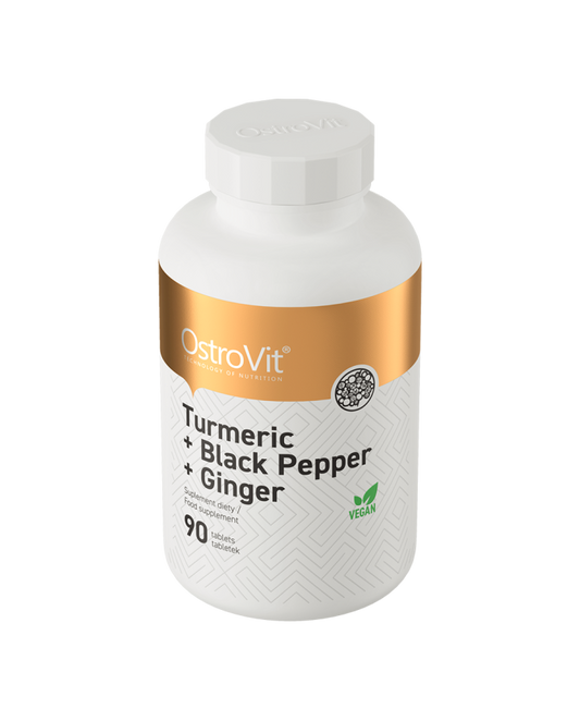 OstroVit Turmeric + Black Pepper +  Ginger 90 tab