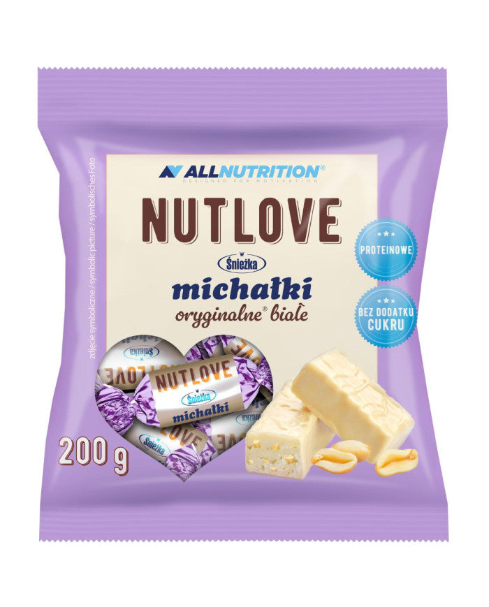 NUTLOVE Michałki Białe Proteinowe 200g