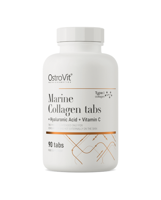 Marine Collagen + Hyaluronic Acid + Vitamin C  90 tabs