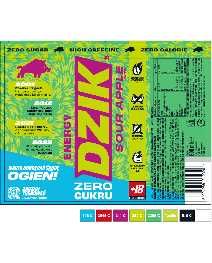 DZIK® ENERGY 500ml – zdjęcie 13