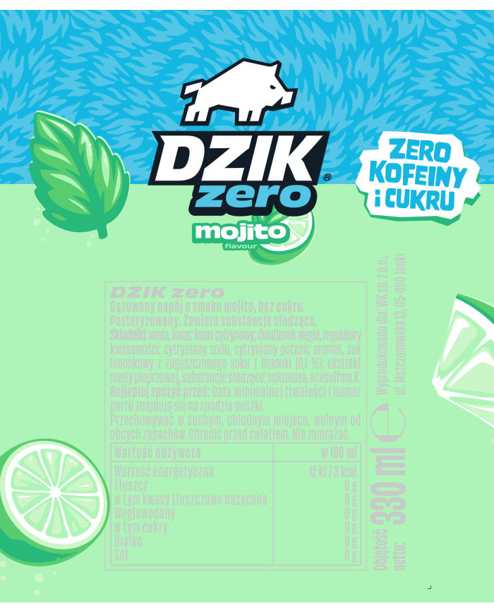 DZIK® ZERO 330ml – zdjęcie 10
