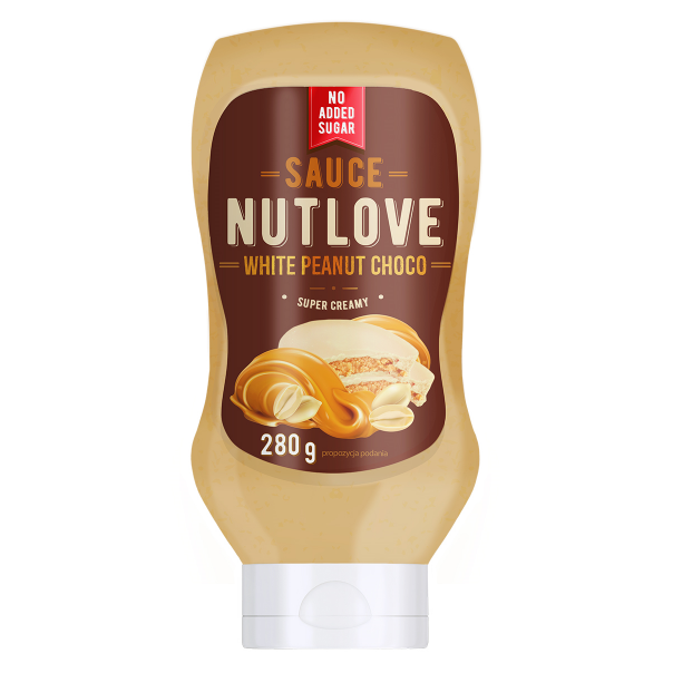 ALLNUTRITION NUTLOVE SAUCE WHITE PEANUT CHOCO 280g