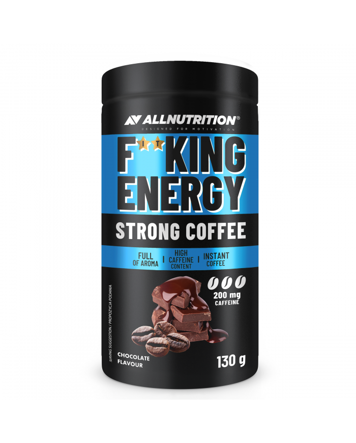 ALLNUTRITION FITKING ENERGY STRONG COFFEE 130 g – zdjęcie 3