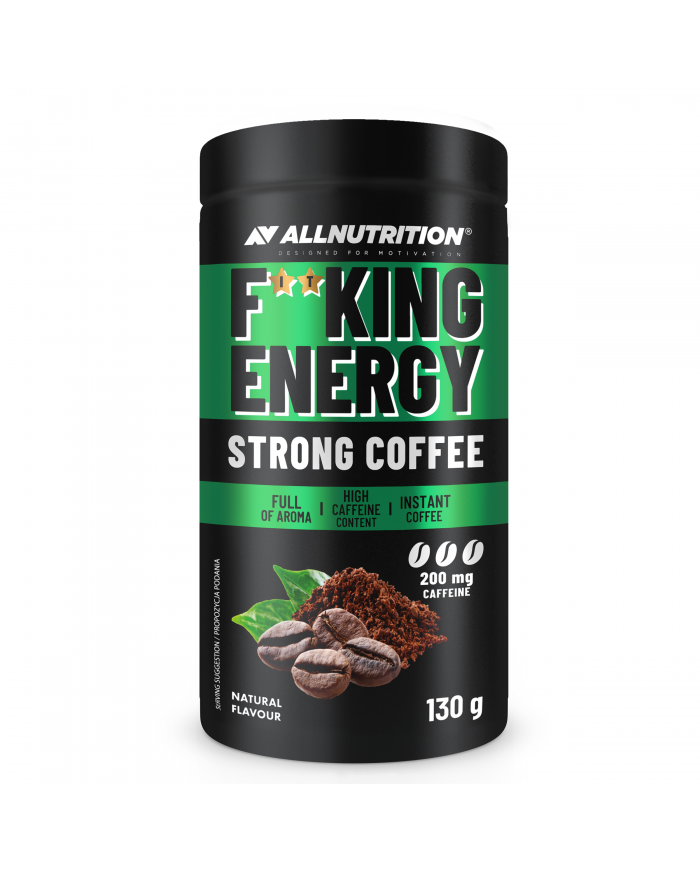 ALLNUTRITION FITKING ENERGY STRONG COFFEE 130 g – zdjęcie 4