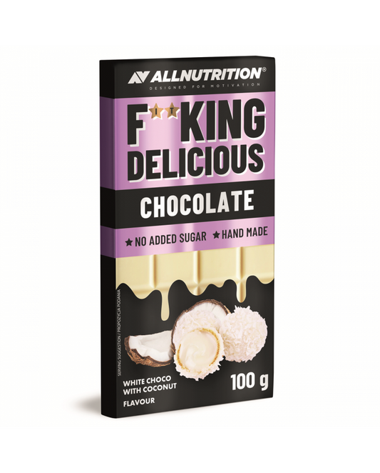 ALLNUTRITION FITKING DELICIOUS CHOCOLATE WHITE CHOCO WITH COCONUT 100 g
