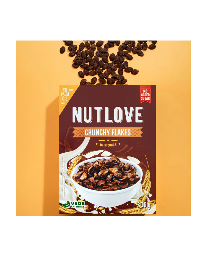 ALLNUTRITION NUTLOVE CRUNCHY FLAKES WITH COCOA 300g – zdjęcie 2