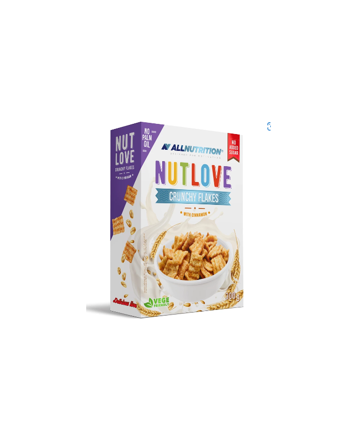 ALLNUTRITION NUTLOVE CRUNCHY FLAKES WITH CINNAMON 300g