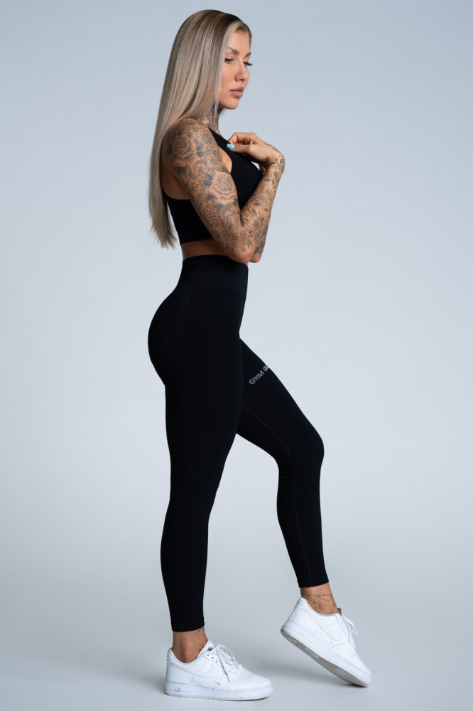 Leginsy push up deep black