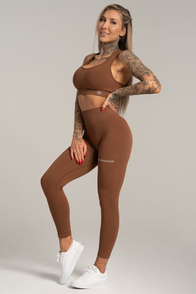 Leginsy push up chocolate