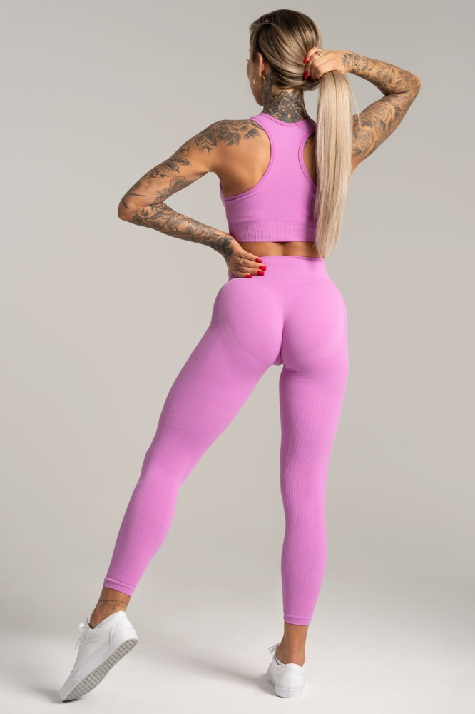 Leginsy push up pink
