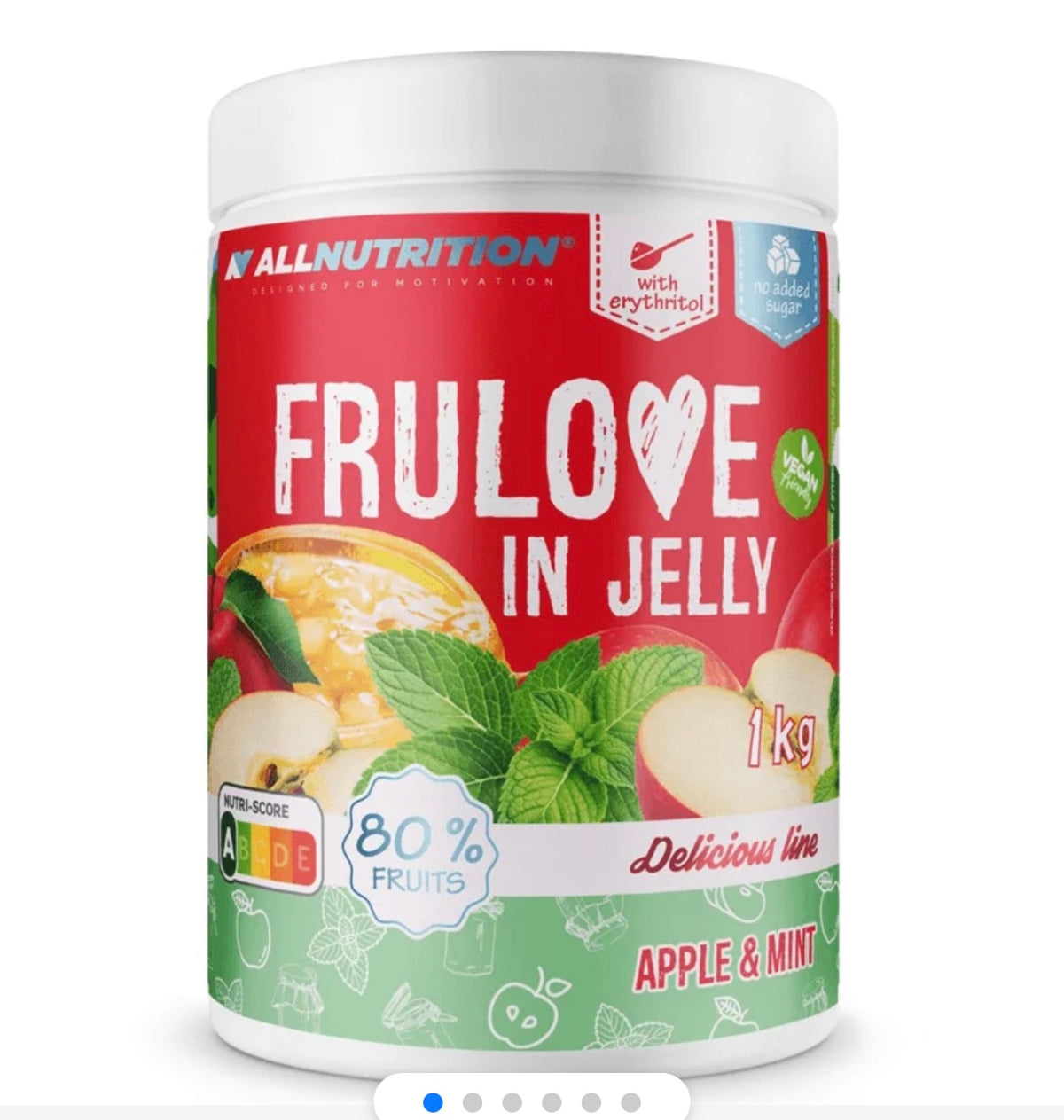 FRULOVE IN JELLY APPLE & MINT (JABŁKO MIĘTA)