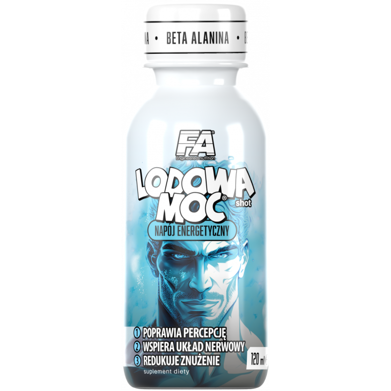 Lodowa moc Shot 120 ml Mrożona herbata cytrynowa (napój energetyczny)